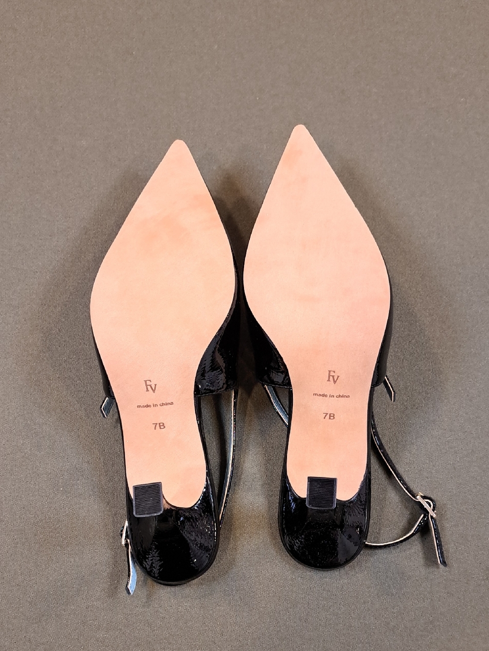 Frances Valentine Vivi Pump - Color: Black - Size: 7 - Picture 9 of 11